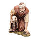 Kneeling man with lamb 15cm, Moranduzzo Nativity Scene s1