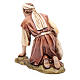 Kneeling man with lamb 15cm, Moranduzzo Nativity Scene s3