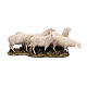 Gregge 6 pecore 15 cm resina Moranduzzo s1