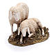Grupo de dos ovejas 20 cm resina Moranduzzo s2