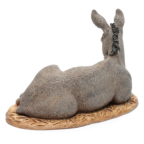 Esel aus Kunstharz für 30 cm Krippe von Moranduzzo 3