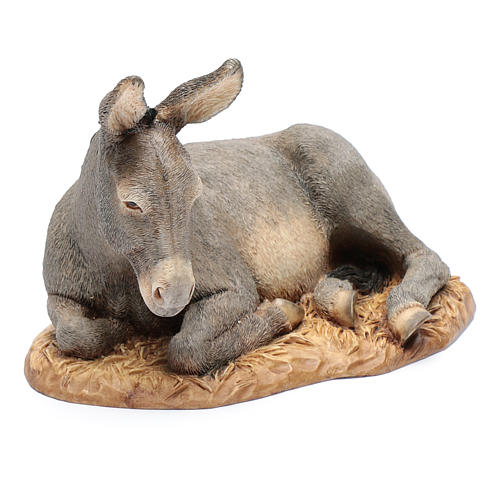 Esel aus Kunstharz für 30 cm Krippe von Moranduzzo 4