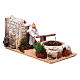 Man at the well for nativity scene 12 cm with movement s3