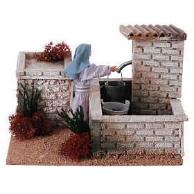 Movimento presepe: Donna alla fonte presepe 12 cm movimento presepe