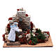 Man with buckets 12 cm with movement for nativity scene s1