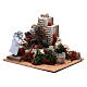 Man with buckets 12 cm with movement for nativity scene s2