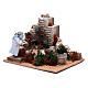 Man with buckets 12 cm with movement for nativity scene s3
