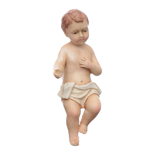 Baby Jesus statue in resin Moranduzzo 20 cm 3
