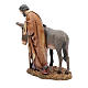 Saint Joseph statue with donkey in resin  20 cm Moranduzzo s2