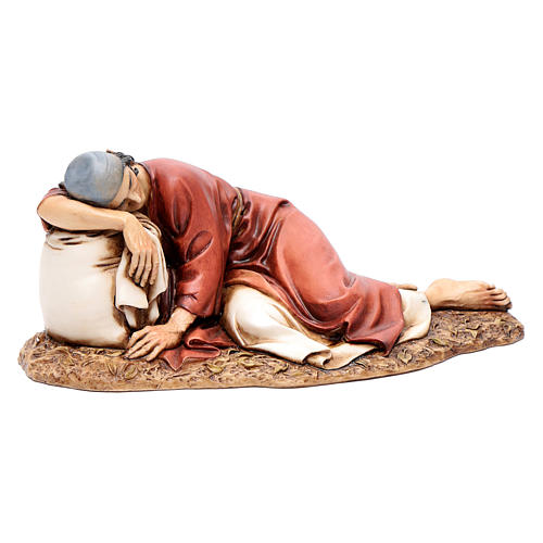 sleeping man statue in resin 20 cm Moranduzzo 1