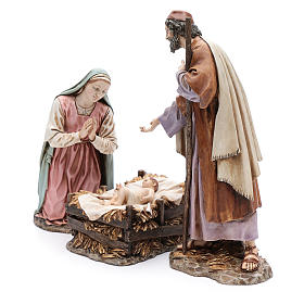 Trío Natividad 30 cm resina Moranduzzo