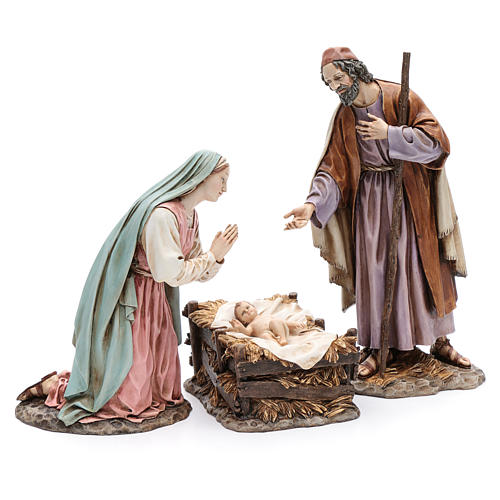 Trio Nativité 30 cm résine Moranduzzo 4