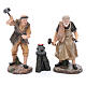 Nativity scene statues blacksmiths with forge 20 cm 3 pieces set s2