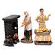 Nativity scene bakers and oven 20 cm 3 pieces set s1