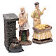 Nativity scene bakers and oven 20 cm 3 pieces set s3