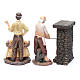 Nativity scene bakers and oven 20 cm 3 pieces set s4
