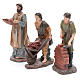 Muratori in resina per presepe da 20 cm set 3 pz. s2