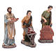 Nativity scene statues resin builders 20 cm 3 pieces set s3