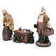 Nativity scene characters carpenters with counter resin 20 cm set of 3 pieces s2