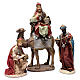 Reyes Magos resina 30 cm y camello s1