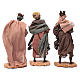 Nativity scene statue The Three Wise Men with camel sitting 38 cm gauze and resin s5