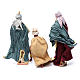 Nativity scene statues Three Wise Men 3 pieces 30 cm fabric s4