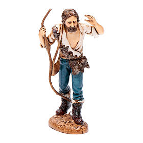 Crèche Moranduzzo: Berger avec crosse 12 cm Moranduzzo style classique Édition Limitée