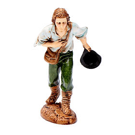 Crèche Moranduzzo: Berger chapeau à la main 12 cm Moranduzzo style classique Édition Limitée