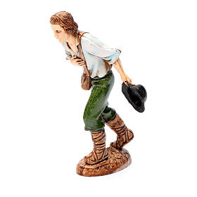 Crèche Moranduzzo: Berger chapeau à la main 12 cm Moranduzzo style classique Édition Limitée