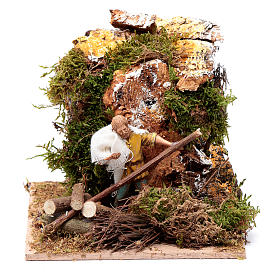 Presepe Moranduzzo: Boscaiolo 10 cm in Movimento Moranduzzo