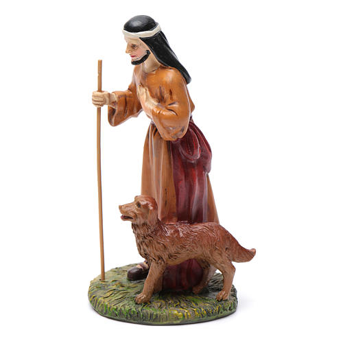 Nativity scene shepherd with dog 12 cm Martino Landi 3