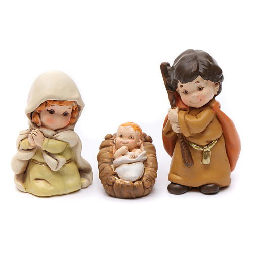 Nativity scene characters 12 pieces in resin 7 cm 2