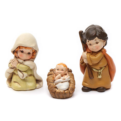Nativity scene characters 12 pieces in resin 7 cm 7