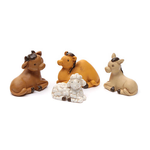 Nativity scene characters 12 pieces in resin 7 cm 10