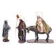 Nativity scene statues Mary and Joseph looking for lodging 18 cm s1