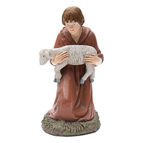 Nativity scene statue shepherd kneeling Martino Landi brand 50 cm