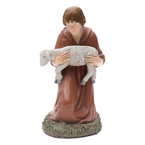 Nativity scene statue shepherd kneeling Martino Landi brand 50 cm 1