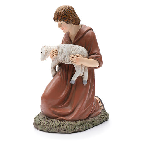 Nativity scene statue shepherd kneeling Martino Landi brand 50 cm 2