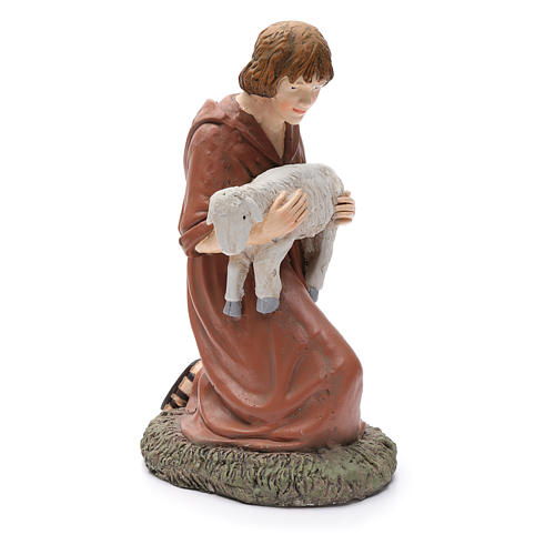 Nativity scene statue shepherd kneeling Martino Landi brand 50 cm 4