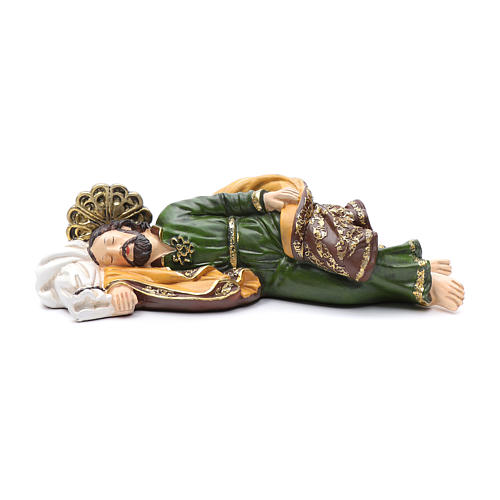 Statua San Giuseppe dormiente per presepe 40 cm 1