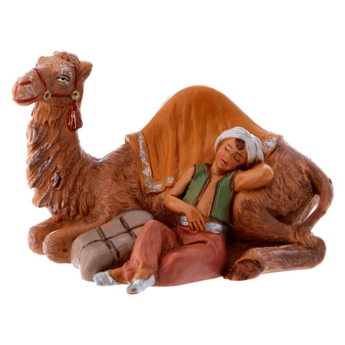 Junge mit Kamel für 12 cm Fontanini Krippe 1