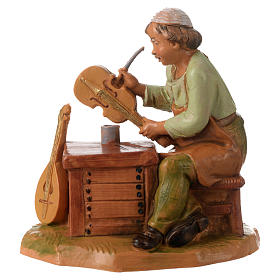 Musikinstrumentenbauer für 12 cm Fontanini Krippe