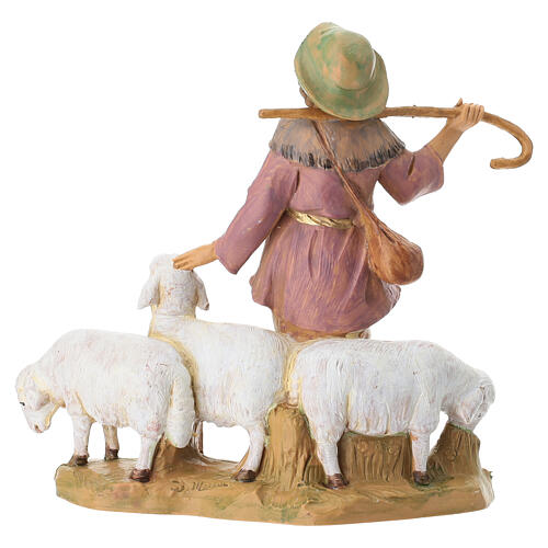 Pastor con rebaño 12 cm Fontanini 4