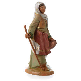 Rapariga com bastão e ânfora 12 cm Fontanini
