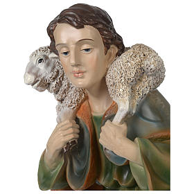 Resin good Shepherd for 60 cm nativity scene
