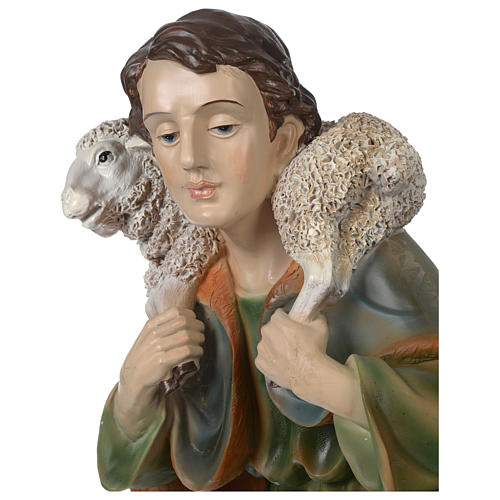 Resin good Shepherd for 60 cm nativity scene 2