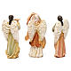 Angels in resin with instruments (3 pieces) for Nativity Scene 13 cm s3
