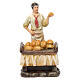 Bakers in resin with oven (2 pieces) for Nativity Scene 13 cm s2