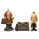 Woodworkers in resin with stand (2 pieces) for Nativity Scene 13 cm s3
