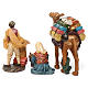 Cloth sellers in resin (2 pieces) for Nativity Scene 13 cm s3